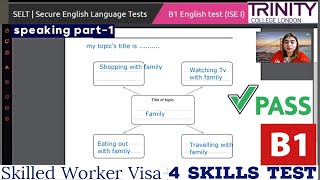 Trinity College London  ISE1 B1 Integrated Speaking and Listening Full Mock Test  UKVI 2024 [upl. by Hilly]