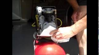 How To Change Your Craftsman Air Compressor Oil In 5 Minutes [upl. by Bowne481]