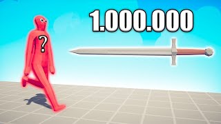 1000000 DAMAGE SWORD THROWER vs RANDOM UNITS  TABS  Totally Accurate Battle Simulator 2024 [upl. by Anegal102]