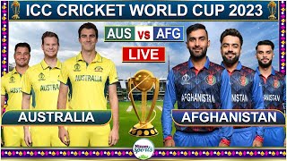 🔴Live Australia vs Afghanistan 39th Match [upl. by Mansfield]