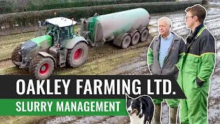 Slurry Management on a Large Scale Dairy  Oakley Farming Ltd UK [upl. by Sivrat47]