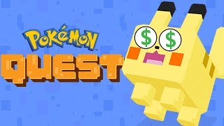 Pokemon Quest  SPENDING 50 on Items Episode 2 [upl. by Ellened]