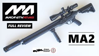 Macavity Arms MA2 Sniper Review Affordable Tack Driving PCP Air Rifle [upl. by Leiso]