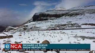 Richard Le Sueur snow report [upl. by Yerd668]