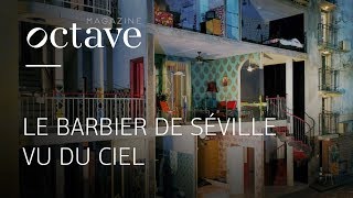 The set of the Barber of Seville  Drone view 4K [upl. by Leahcam970]