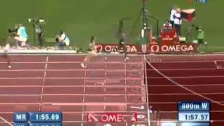 2012 Ethiopias Fantu Magiso wins womens 800m race in Rome [upl. by Htebzile590]