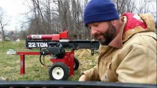 North Star 22 Ton Wood Splitter Review Part 2 [upl. by Gemma]