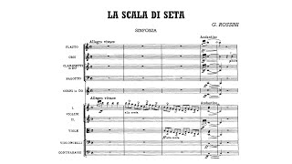 Rossini La scala di seta The Silken Ladder Overture with Score [upl. by Fuld]