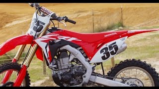 First Ride 2017 Honda CRF 450 Motocross Action Magazine [upl. by Laszlo]