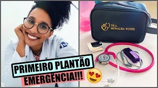 ROTINA DE UMA MÉDICA 3  PRIMEIRO PLANTÃO NA EMERGÊNCIA [upl. by Oiretule268]