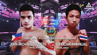 John Michael Zulueta VS Sittichai Mimnual  Fight of the Future  Sept 28 2022 [upl. by Kass]