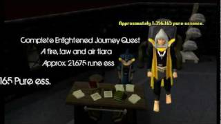 Runescape  199 Runecrafting guide Skillers [upl. by Miguelita]