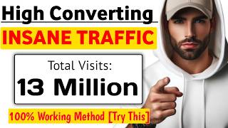 13 Million INSANE Traffic For Affiliate Marketing USA In Hindi 2024  Website Traffic  Free Traffic [upl. by Ardnaeel]