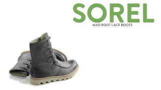 Sorel Mad Boot Lace Boots  FullGrain Leather For Men [upl. by Lledyl498]