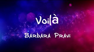 Voilà  Barbara Pravi  French song  Lyrics video [upl. by Niroht905]