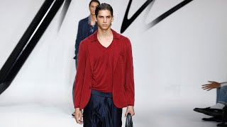 Giorgio Armani Menswear SpringSummer 2024 Milan [upl. by Fernanda]