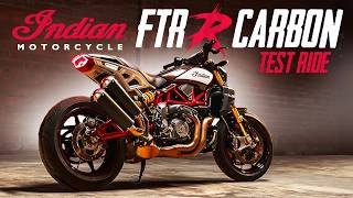 2024 Indian FTR R Carbon TEST RIDE [upl. by Snilloc339]