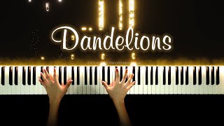 Ruth B  Dandelions  Piano Cover with Strings with Lyrics amp PIANO SHEET [upl. by Fisoi]