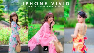 Iphone Vivid Preset  How to edit Lightroom Preset  Mobile Lightroom Tutorial [upl. by Nickie]