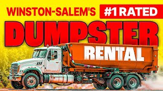 Dumpster Rental WinstonSalem NC  A1 Service Group [upl. by Aihsaei]