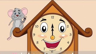 Hickory Dickory Dock  Family Sing Along  KM Channel Songs [upl. by Ardnaik]