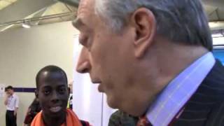 Lord Monckton Invades SustainUS Booth  Calls US students quotHitler Youthquot [upl. by Daren]