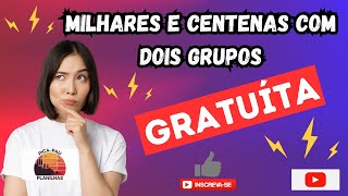 MILHARES E CENTENAS COM DOIS GRUPOS  GRATUÍTA [upl. by Adnaloy275]