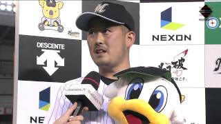 2014年9月20日 ヒーローインタビュー大谷、岡田 [upl. by Masson]