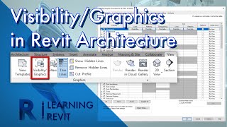 Understanding the VisibilityGraphics in Revit Architecture  Free Tutorial for Revit Beginners [upl. by Lyrehc]