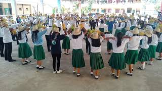 Bambanti Festival MASS DEMONSTRATION ANHS Grade 10 last day practice [upl. by Oleic]