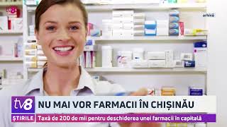 Taxă de 200 de mii pentru deschiderea unei farmacii în capitală [upl. by Woolcott716]