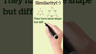 Difference between congruence ≅ and similarity Class VIIIClass IXClass Xdidacticsofmaths [upl. by Snahc]