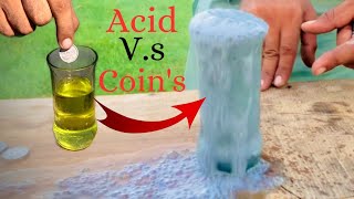 Acid vs Silver Coins  Amazing Reaction [upl. by Iphlgenia229]