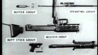 How to Shoot a MACHINE GUN 762 mm M60 Training  Firearms Rifle Vintage US Military Video [upl. by Tjader]