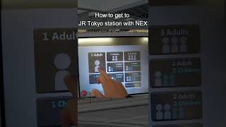 How to get from narita airport terminal 1 to JR Tokyo Station with Narita Express shorts [upl. by Cerallua398]