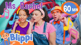 Blippi Ms Rachel and Meekahs MUSICAL DAY  Moonbug Kids  Fun Stories and Colors [upl. by Orfield334]