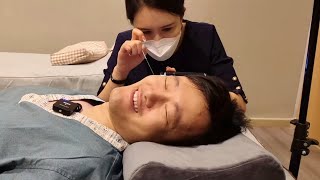 【Ear cleaning】her voice is very nice super helps sleep relieve stress，ASMR [upl. by Trilbie561]