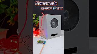 Diy Homemade Speaker Box😍 Part 2 shorts diy project speakerbox creatidoashishshorts [upl. by Hudson990]