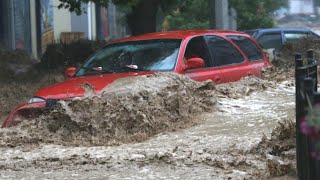 Apocalypse is Austria  Massive Flash Floodding Hits Hallein  Salzburg [upl. by Allissa452]