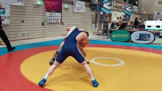 Wrestling Ostalb  Turnier 2024  FS  60 kg  Ulm D WSV Westendorf  Seyunov S ATSV Kelheim [upl. by Catlaina895]