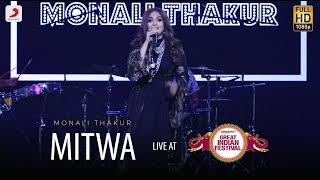 Mitwa  Live  Amazon Great Indian Festival  Monali Thakur  Kabhi Alvida Naa Kehna [upl. by Lemyt17]