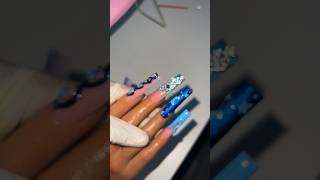 FREESTYLE💙💙 Would you wear these💙 atlnailtech [upl. by Haimrej448]