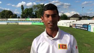 Sri Lanka Under19 captain Raveen de Silva of Nalanda discusses his team’s series win in England [upl. by Bartle539]