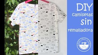 Coser camisetas sin remalladora incluye patrón [upl. by Sabba]