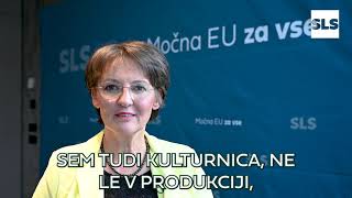 Kandidati na listi SLS za volitve v Evropski parlament  Mija Aleš [upl. by Yllor]