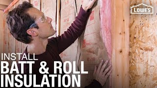 How to Install Batt and Roll Insulation [upl. by Ettennaj]