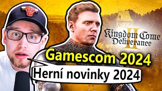 Reakce na Gamescom 2024  Největší HERNÍ Novinky [upl. by Eynttirb]