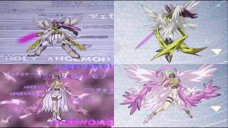 Gatomon y Patamon Comparación Digievoluciones [upl. by Adekram]