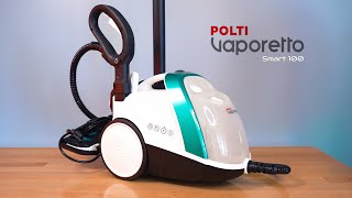 Polti Vaporetto  Smart 100  Floor amp Window Steam Cleaner [upl. by Kelton]