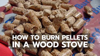 How to Burn Pellets in a Wood Stove or Fireplace [upl. by Edison]